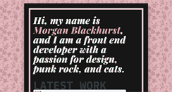 Desktop Screenshot of morganblackhurst.com