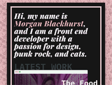 Tablet Screenshot of morganblackhurst.com